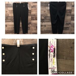 Womens Plus SZ 3X (24-26) ADX Slims Ponte Pants